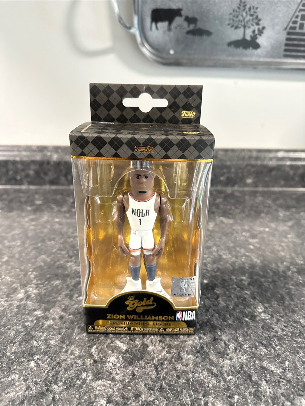 Funko Gold Premium Vinyl Figure Zion Williamson NBA NOLA Pelicans
